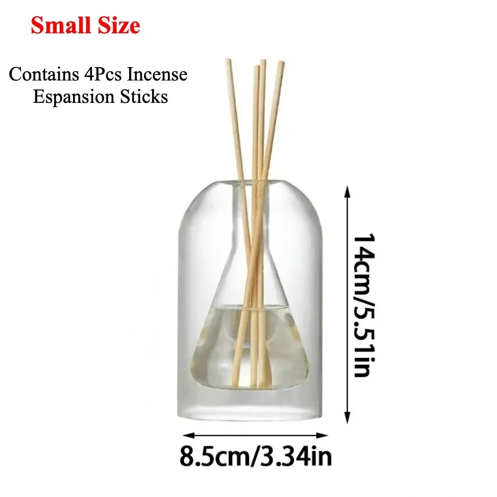 Elegant Glass Reed Diffuser Bottle - Modern Home Decor
