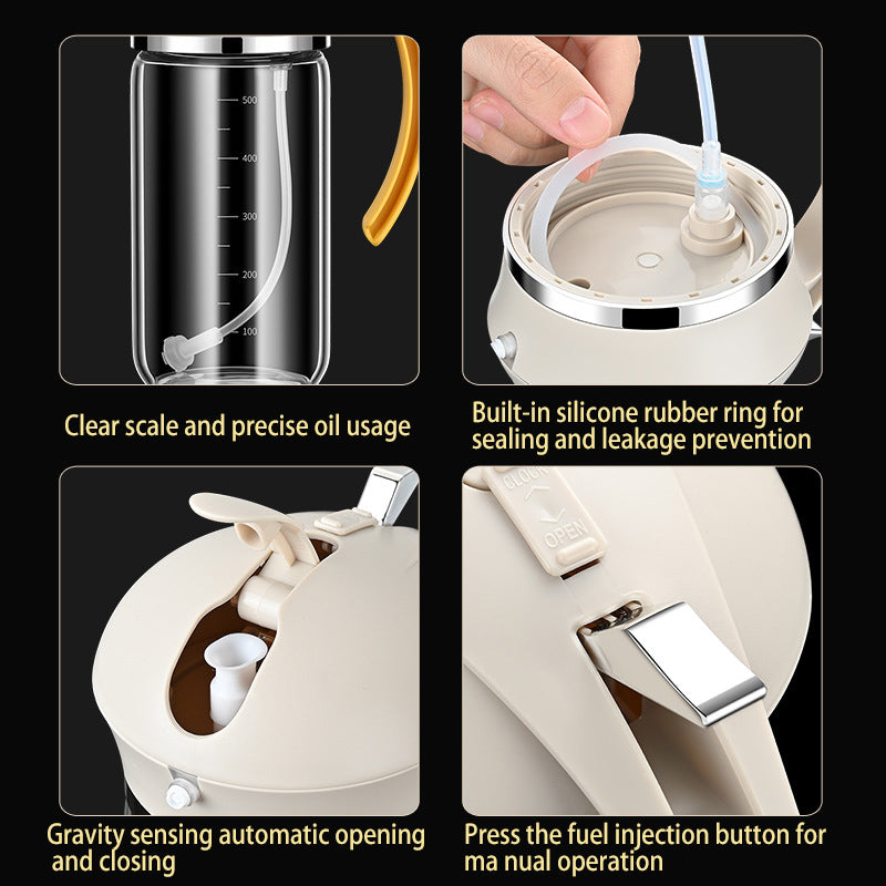 2-in-1 Oil Sprayer & Dispenser - 500ml
