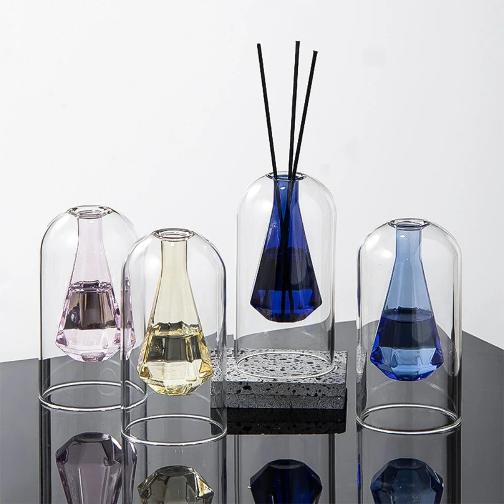 Elegant Glass Reed Diffuser Bottle - Modern Home Decor