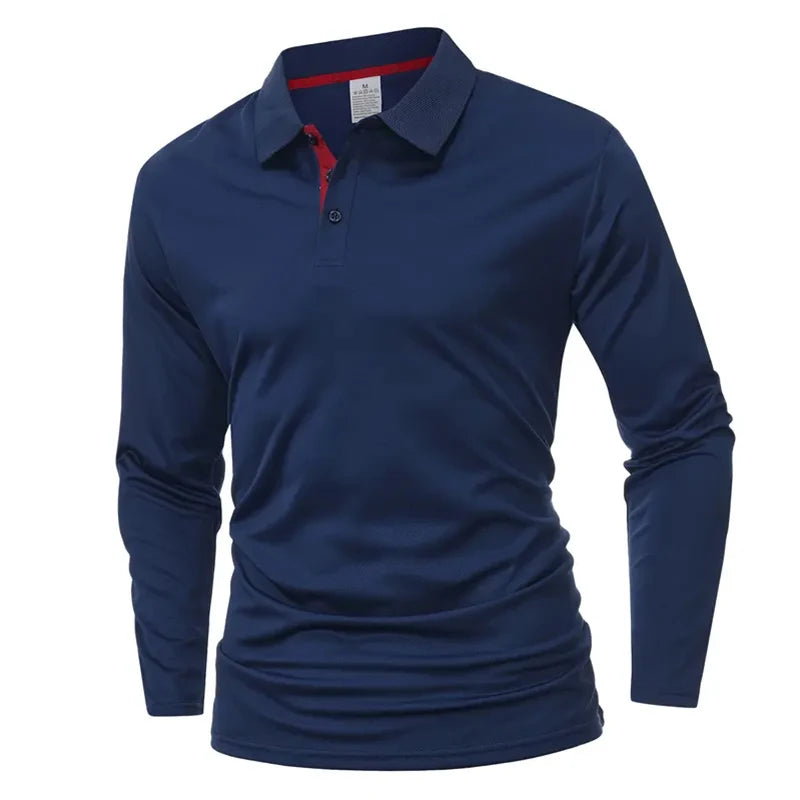 Men's Long Sleeve Polo Shirt