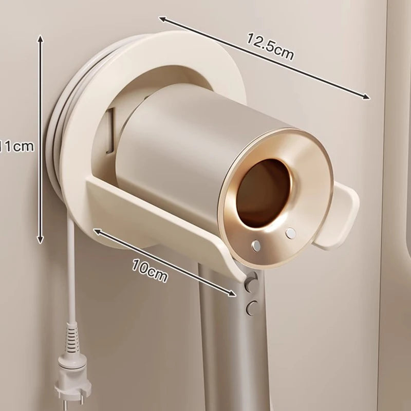 Self-Adhesive Wall-Mounted Hair Dryer Holder