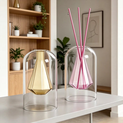 Elegant Glass Reed Diffuser Bottle - Modern Home Decor