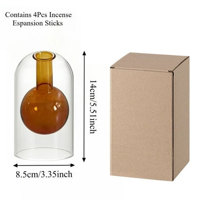 Elegant Glass Reed Diffuser Bottle - Modern Home Decor