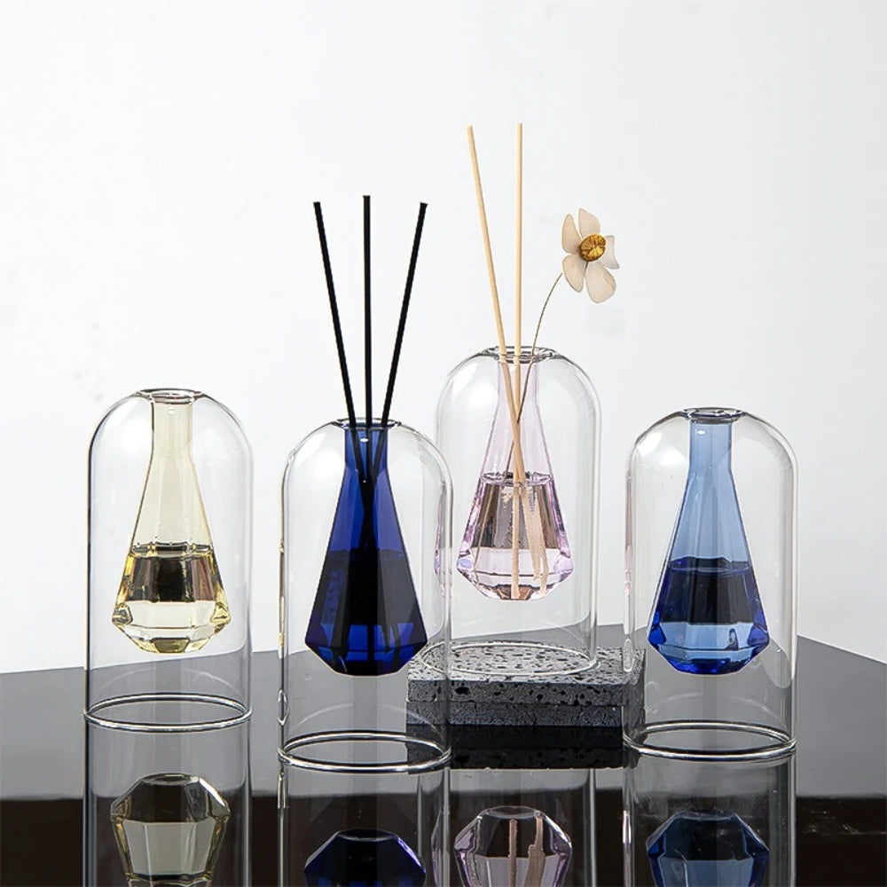 Elegant Glass Reed Diffuser Bottle - Modern Home Decor