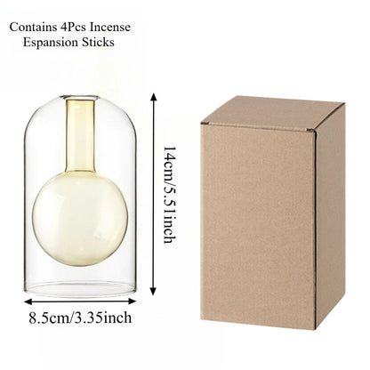 Elegant Glass Reed Diffuser Bottle - Modern Home Decor