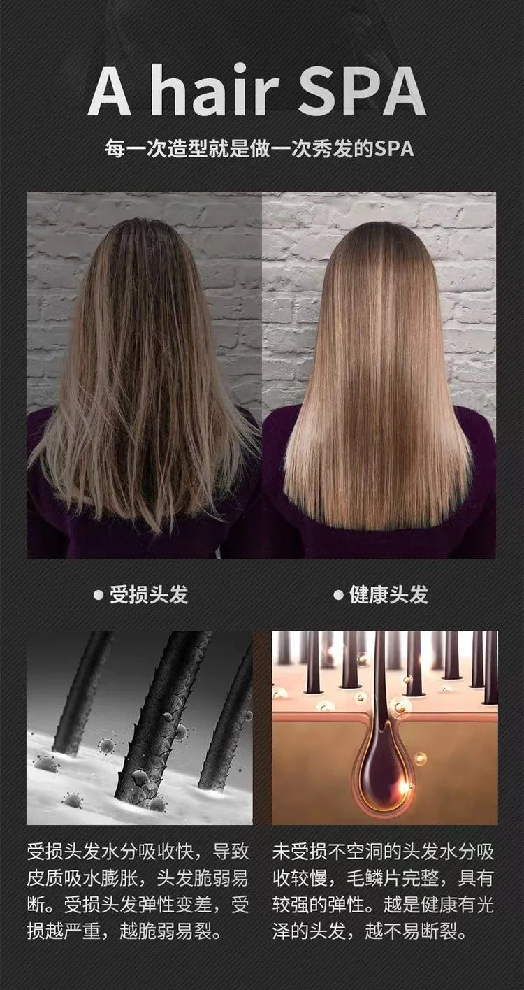 Ceramic Hair Crimper with Adjustable Temperature