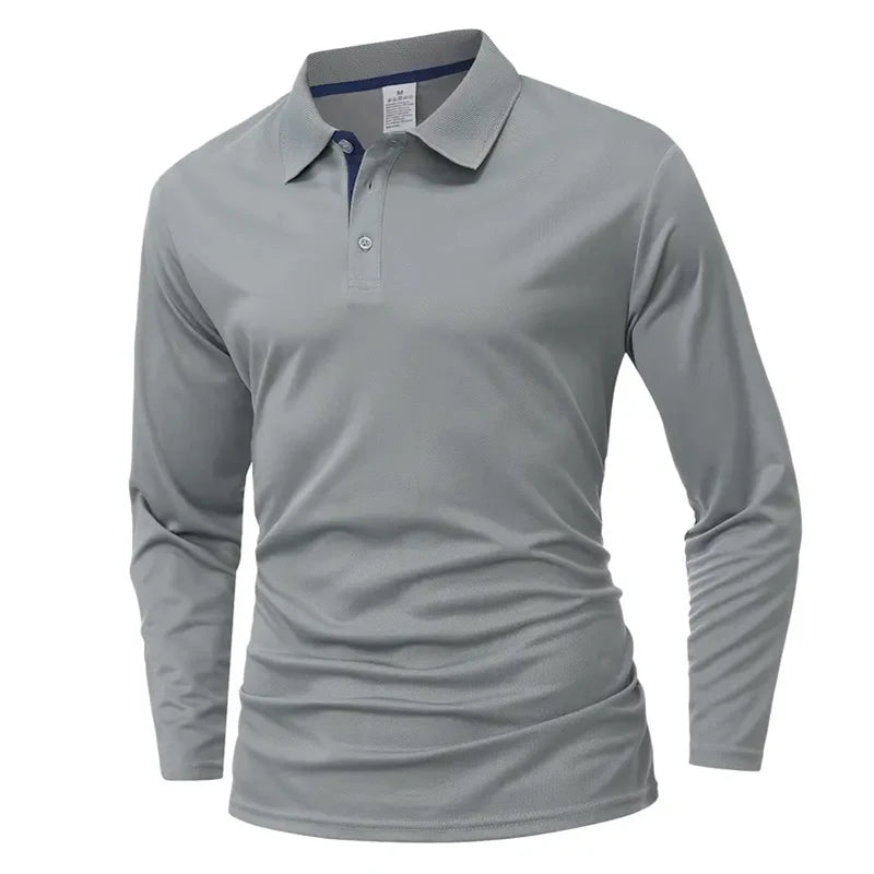 Men's Long Sleeve Polo Shirt