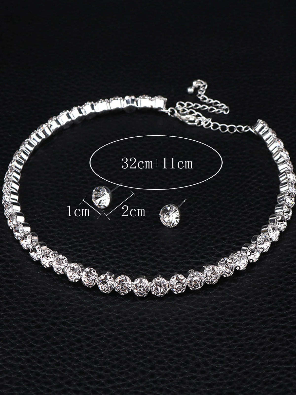 Elegant Sparkling Jewelry sets - Necklace, Bracelet & Earrings
