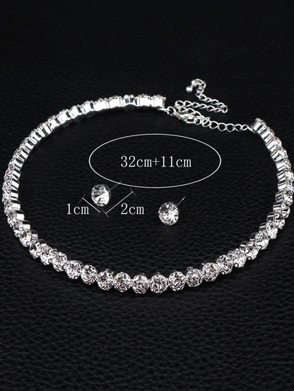 Elegant Sparkling Jewelry sets - Necklace, Bracelet & Earrings