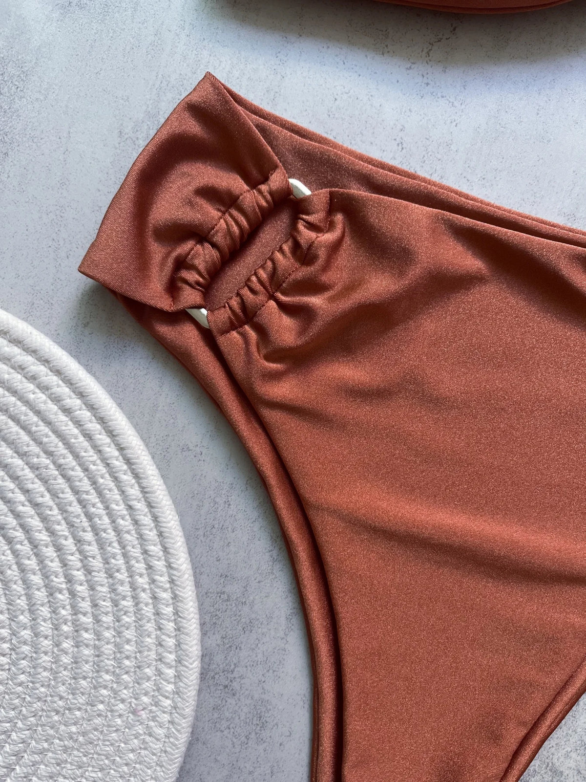 Ruched Bikini Set - Two-Piece Swinmsuit