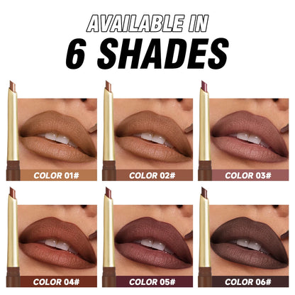 Matte Lip Liner Pencil Nude & Brown Shades