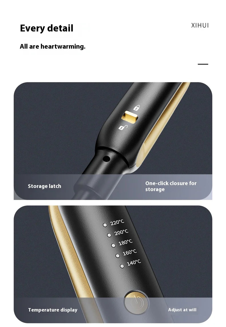 2-in-1 Mini Ceramic Hair Straightener & Curler