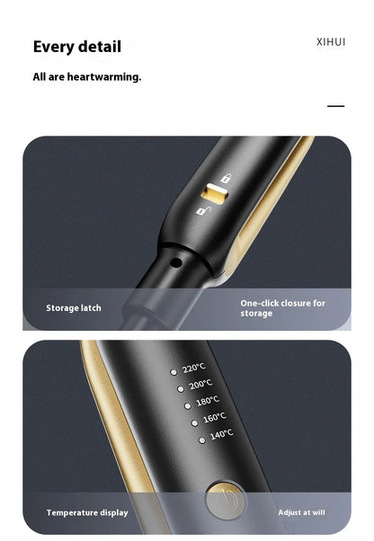 2-in-1 Mini Ceramic Hair Straightener & Curler