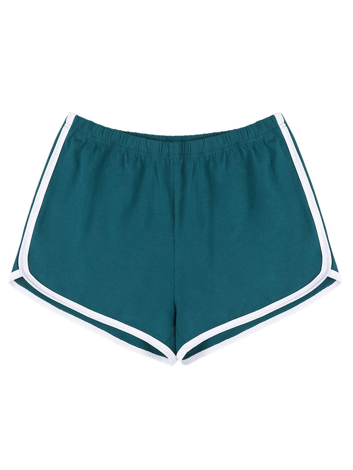 Women's  Athletic Shorts With Contrast Trim