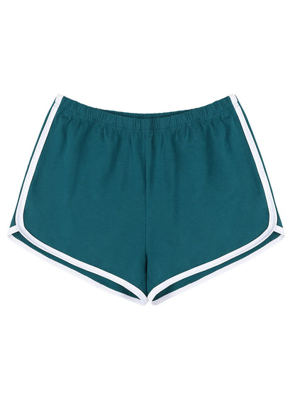 Women's  Athletic Shorts With Contrast Trim