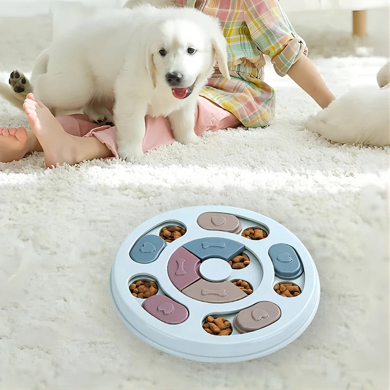 Interactive Dog Puzzle Feeder & Slow Food Dispenser