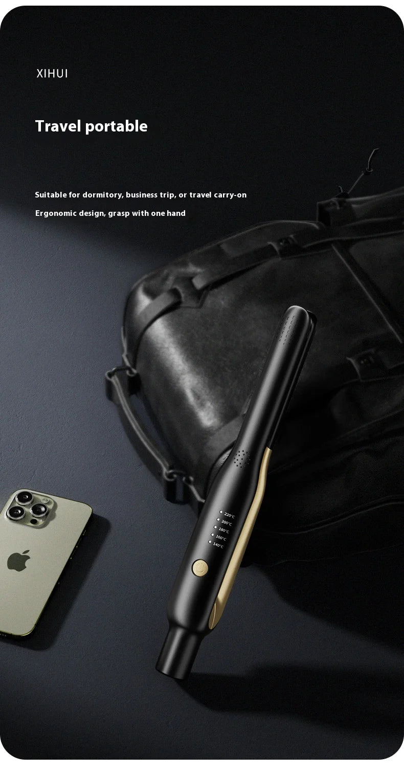 2-in-1 Mini Ceramic Hair Straightener & Curler