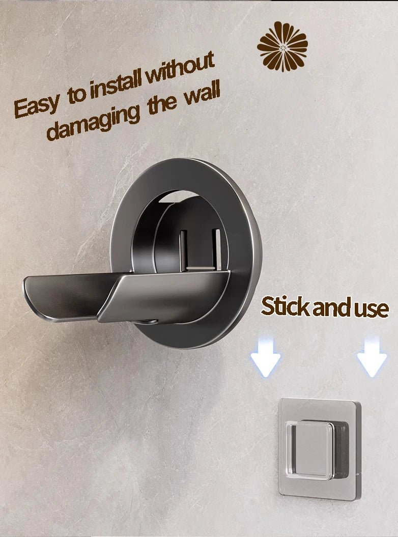 Self-Adhesive Wall-Mounted Hair Dryer Holder