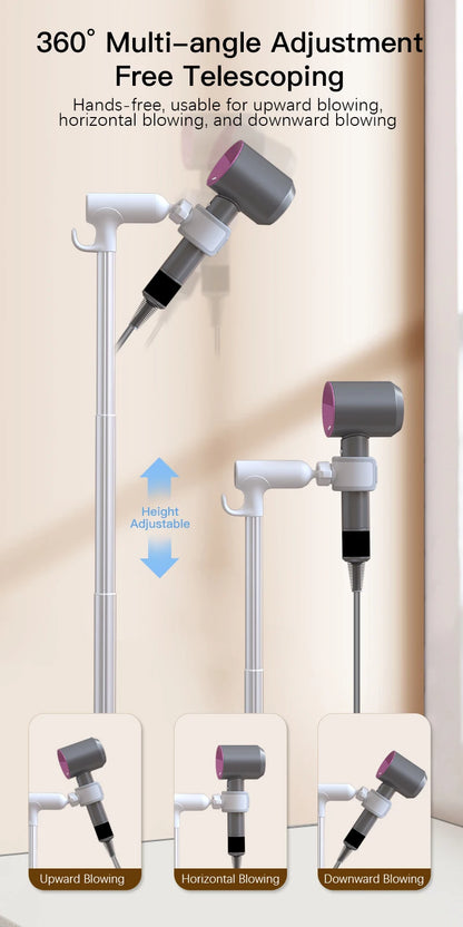 Adjustable Hands-Free Hair Dryer Stand
