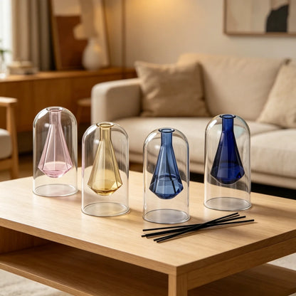 Elegant Glass Reed Diffuser Bottle - Modern Home Decor