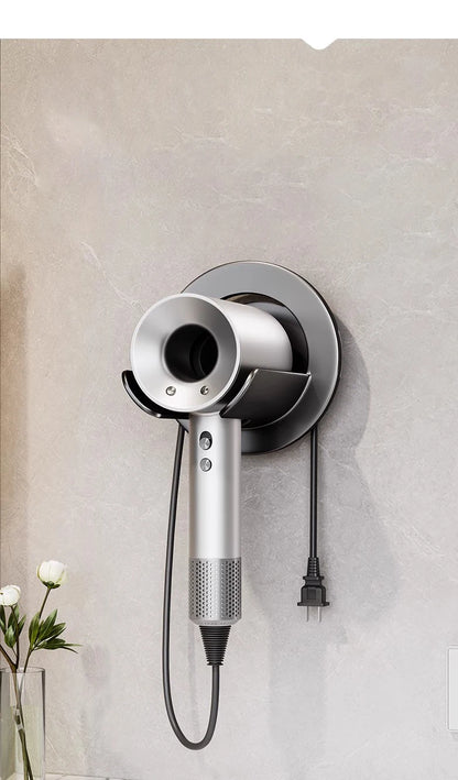 Self-Adhesive Wall-Mounted Hair Dryer Holder