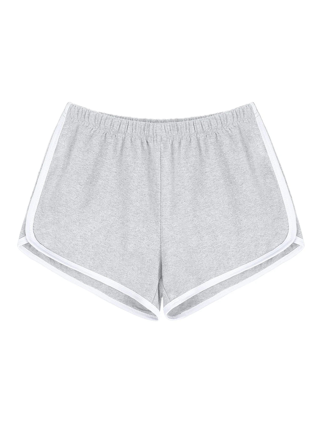Women's  Athletic Shorts With Contrast Trim