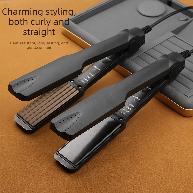 Ceramic Hair Crimper with Adjustable Temperature