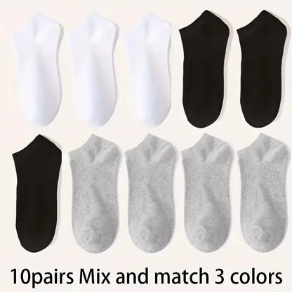 Unisex Ankle Socks Lightweight Everyday Comfort