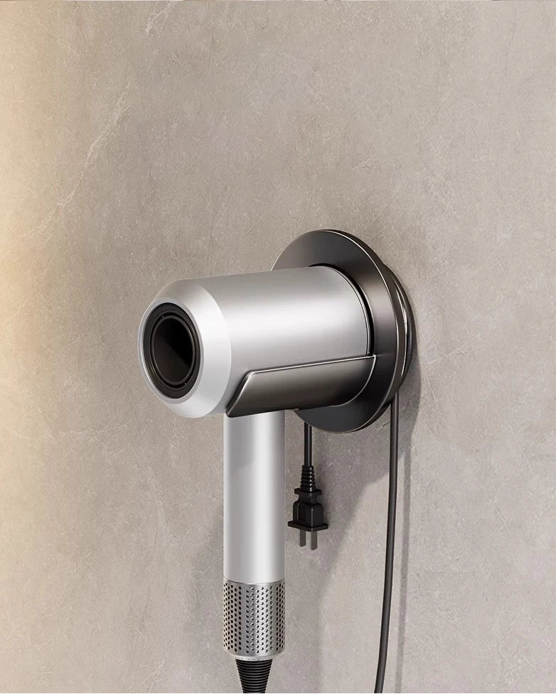 Self-Adhesive Wall-Mounted Hair Dryer Holder