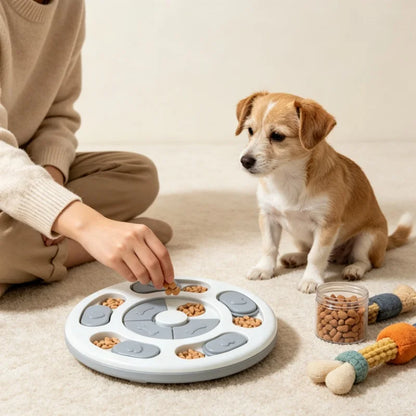Interactive Dog Puzzle Feeder & Slow Food Dispenser