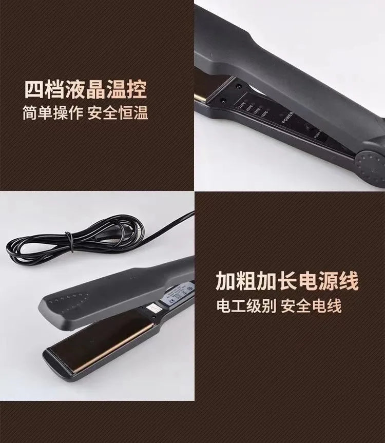 Ceramic Hair Crimper with Adjustable Temperature