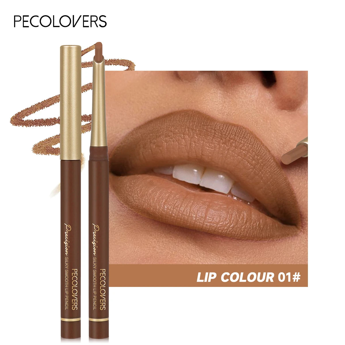 Matte Lip Liner Pencil Nude & Brown Shades