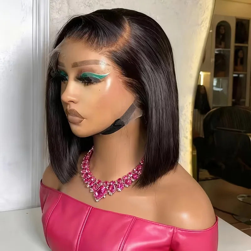 Sleek Straight Bob Lace Front Wig