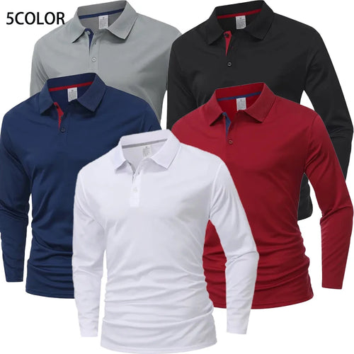 Men's Long Sleeve Polo Shirt