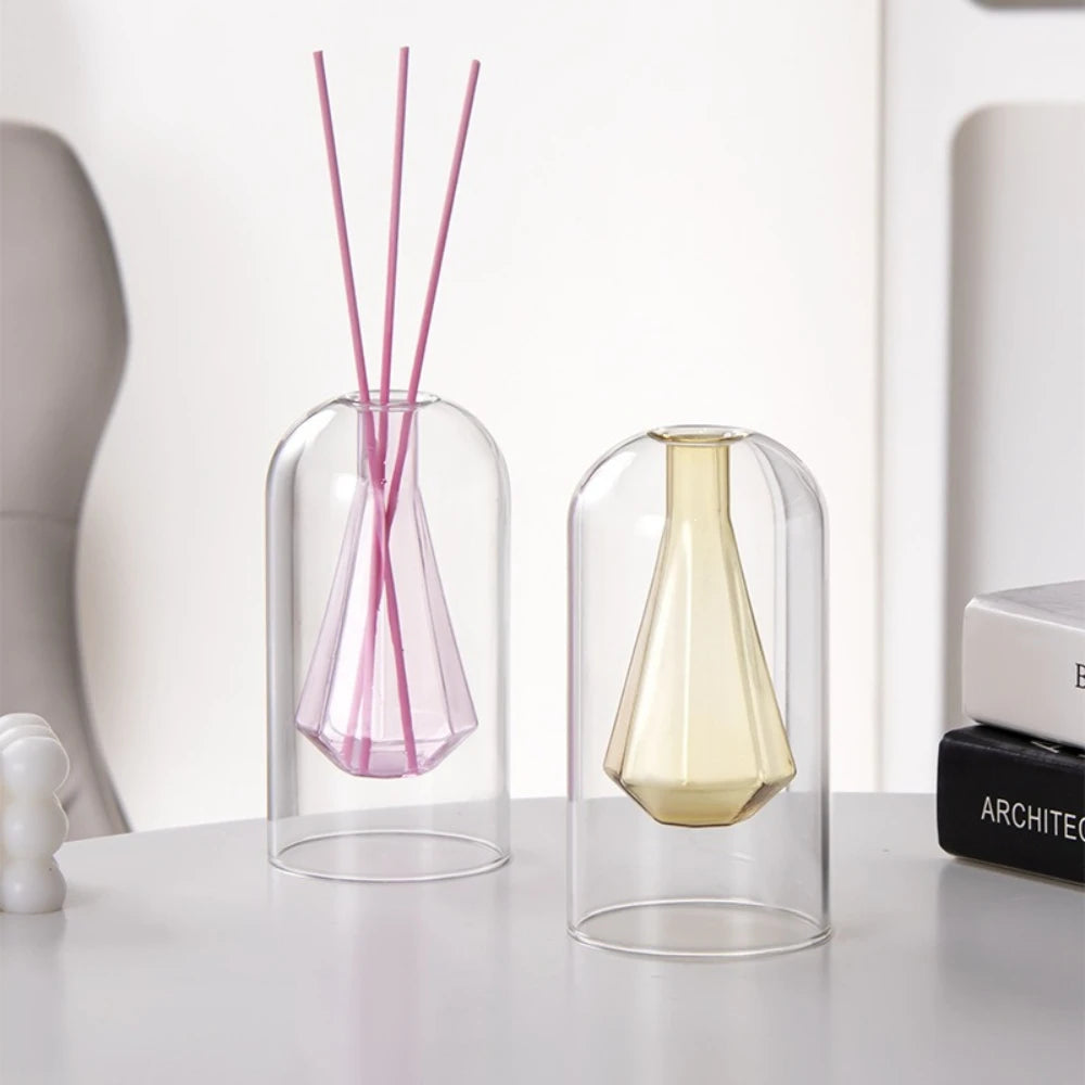 Elegant Glass Reed Diffuser Bottle - Modern Home Decor