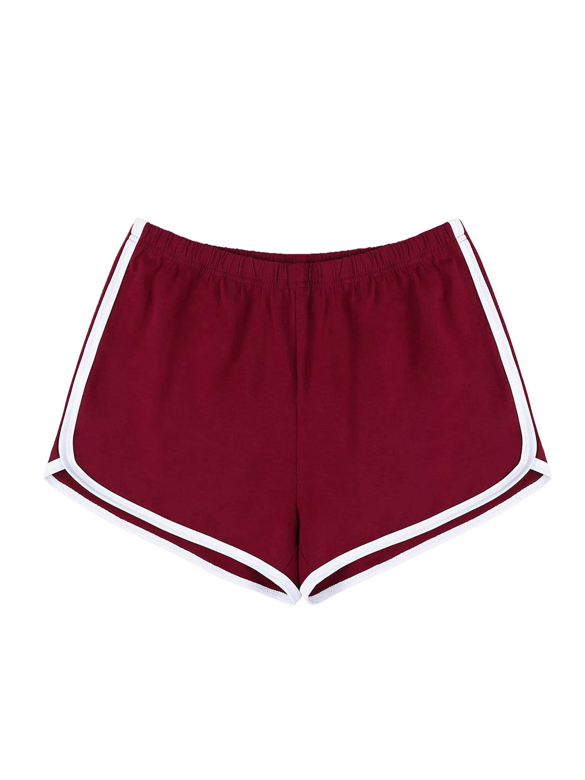 Women's  Athletic Shorts With Contrast Trim