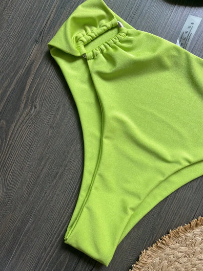 Ruched Bikini Set - Two-Piece Swinmsuit