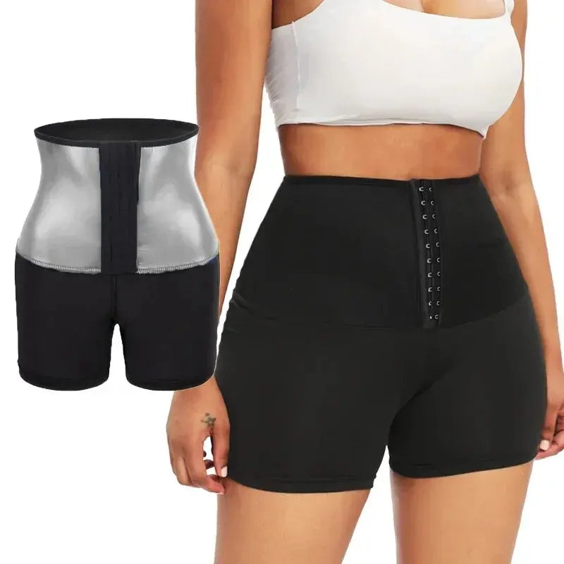 Women's High-Waist Sauna Shaping Shorts