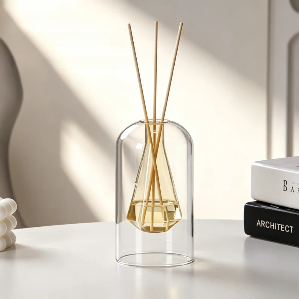 Elegant Glass Reed Diffuser Bottle - Modern Home Decor