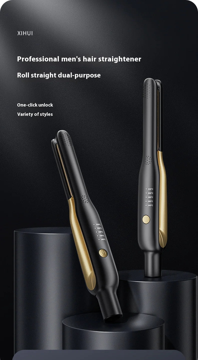 2-in-1 Mini Ceramic Hair Straightener & Curler