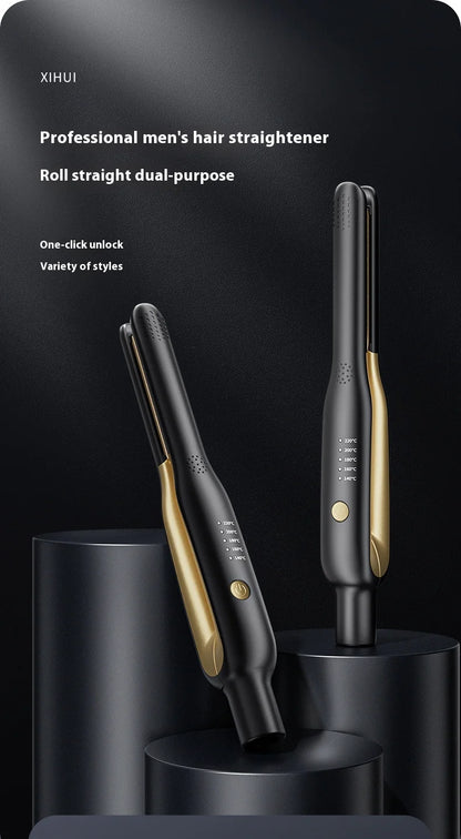 2-in-1 Mini Ceramic Hair Straightener & Curler