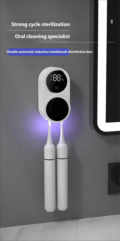 Rechargeable Wall-Mounted Toothbrush Hilder