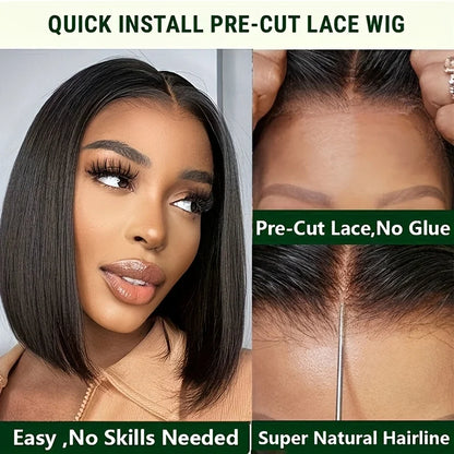 Sleek Straight Bob Lace Front Wig