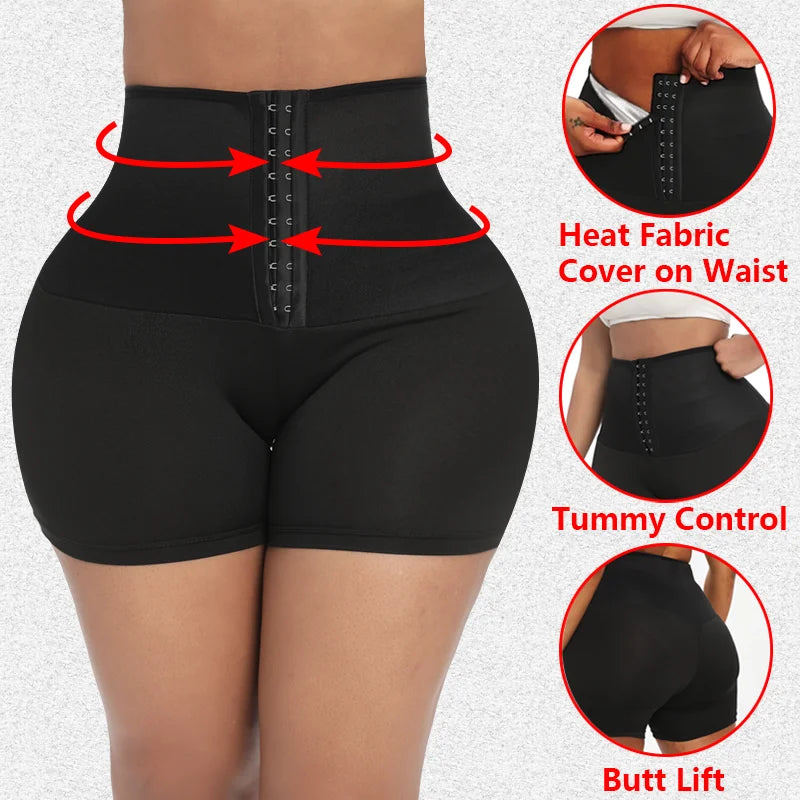 Women's High-Waist Sauna Shaping Shorts