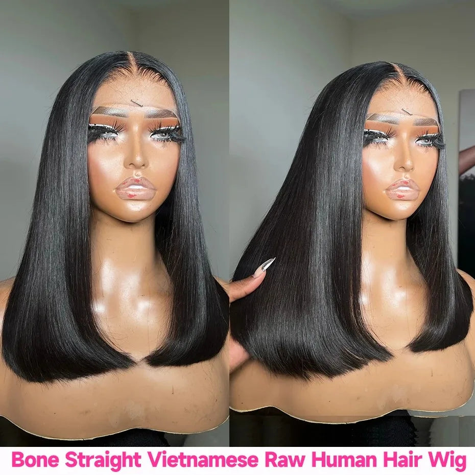 Sleek Straight Bob Lace Front Wig