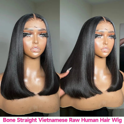 Sleek Straight Bob Lace Front Wig