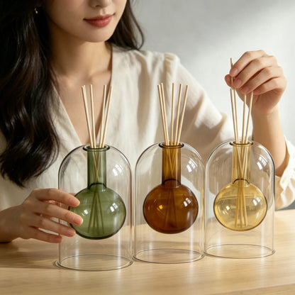 Elegant Glass Reed Diffuser Bottle - Modern Home Decor