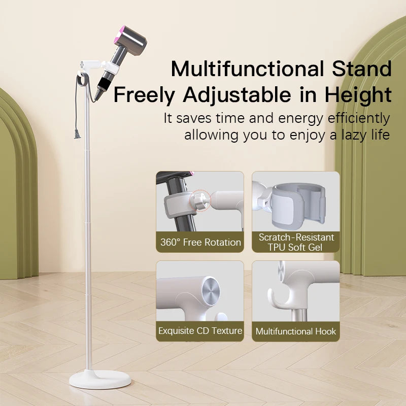 Adjustable Hands-Free Hair Dryer Stand