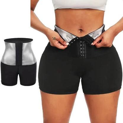 Women's High-Waist Sauna Shaping Shorts