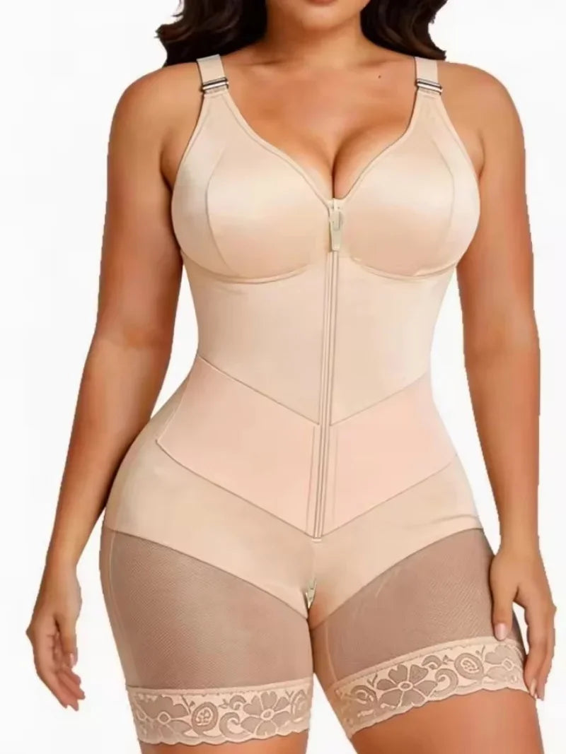 Women's Tummy Control Shapewear with Zipper